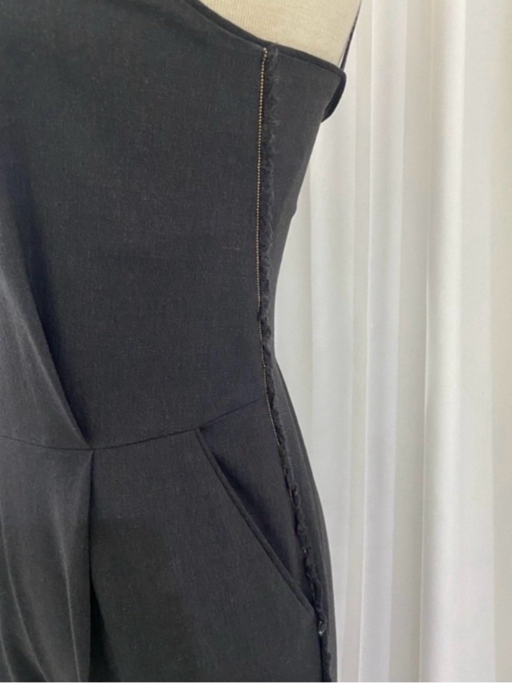 Brunello Cucinelli Spaghetti-Strap Tailored Jumpsuit - Picture 5 of 9